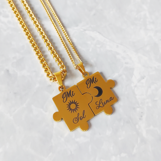Collares Mi Sol y Mi Luna