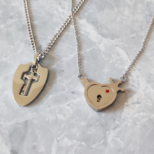 Juego de Collares "Llave de Mi Corazón"