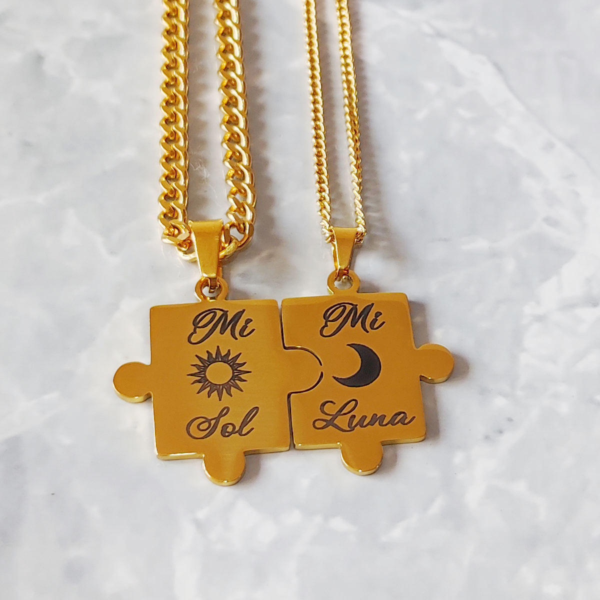 Collares Mi Sol y Mi Luna