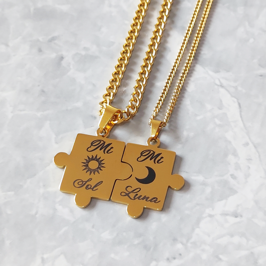 Collares Mi Sol y Mi Luna