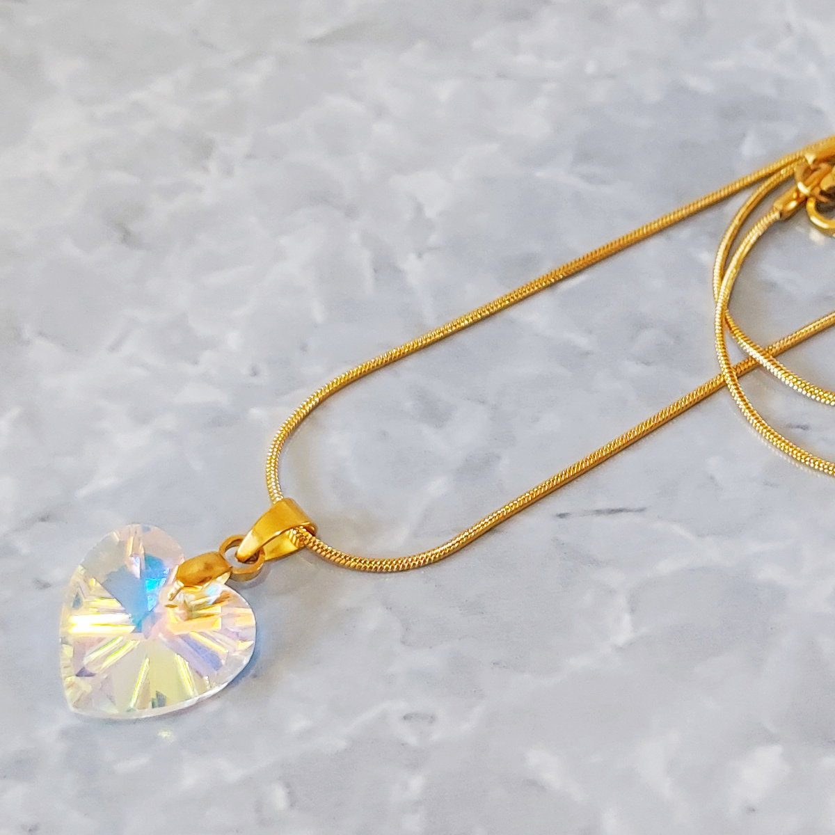 Collar Corazón Diamante