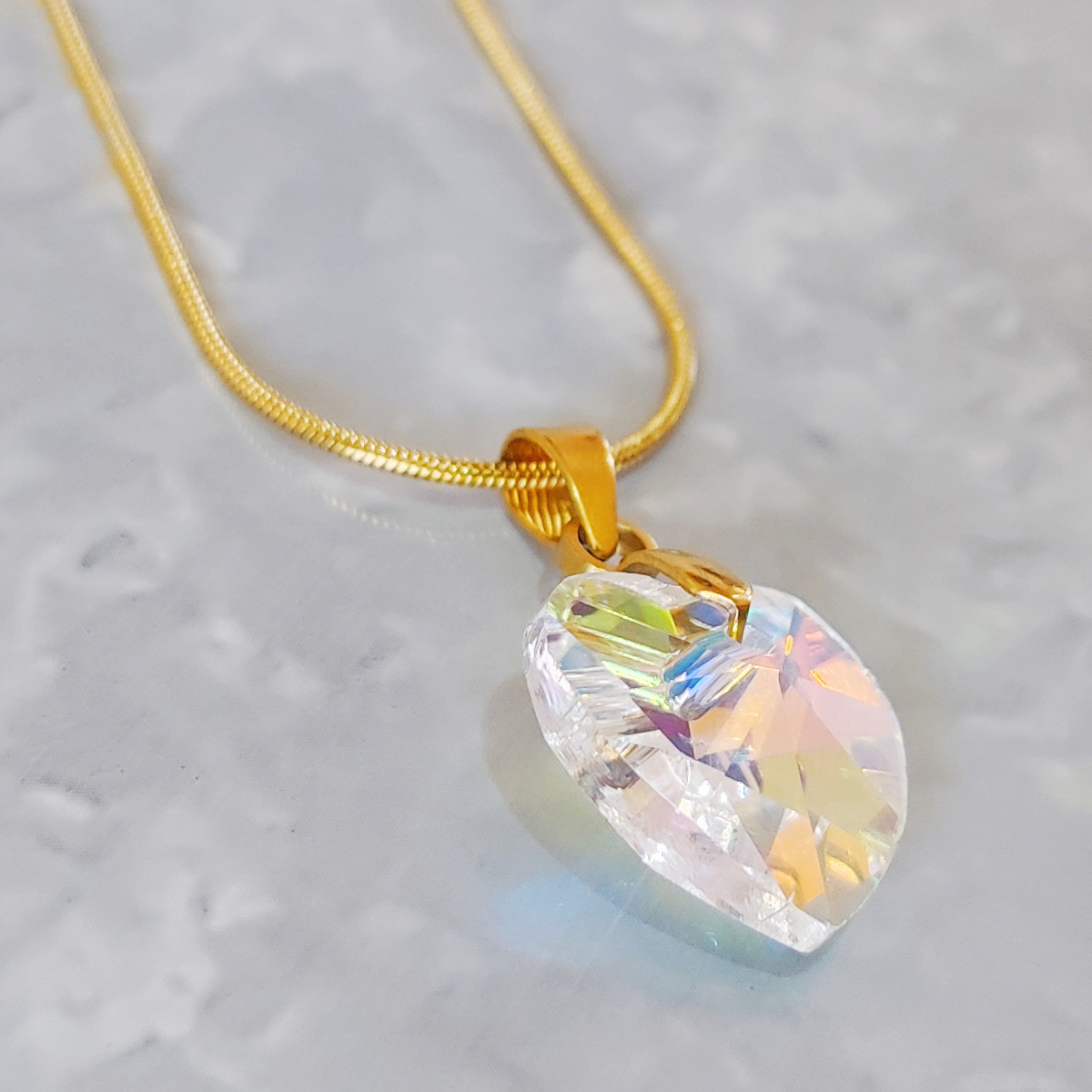 Collar Corazón Diamante