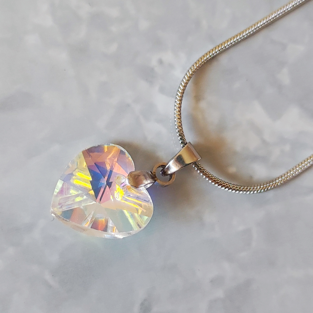 Collar Corazón Diamante