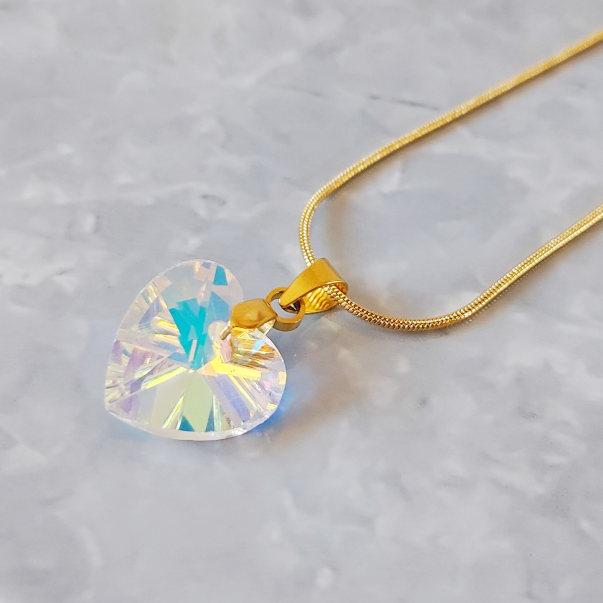 Collar Corazón Diamante