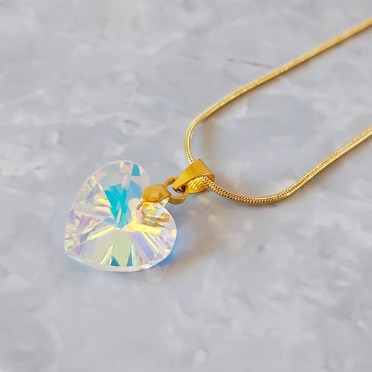 Collar Corazón Diamante